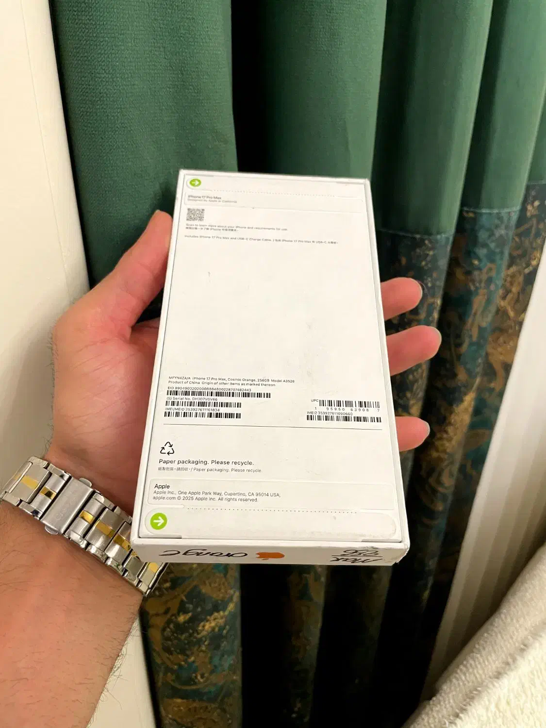 iphnoe 17 pro max zaa 256gb not active|موبایل|ماکو, |دیوار