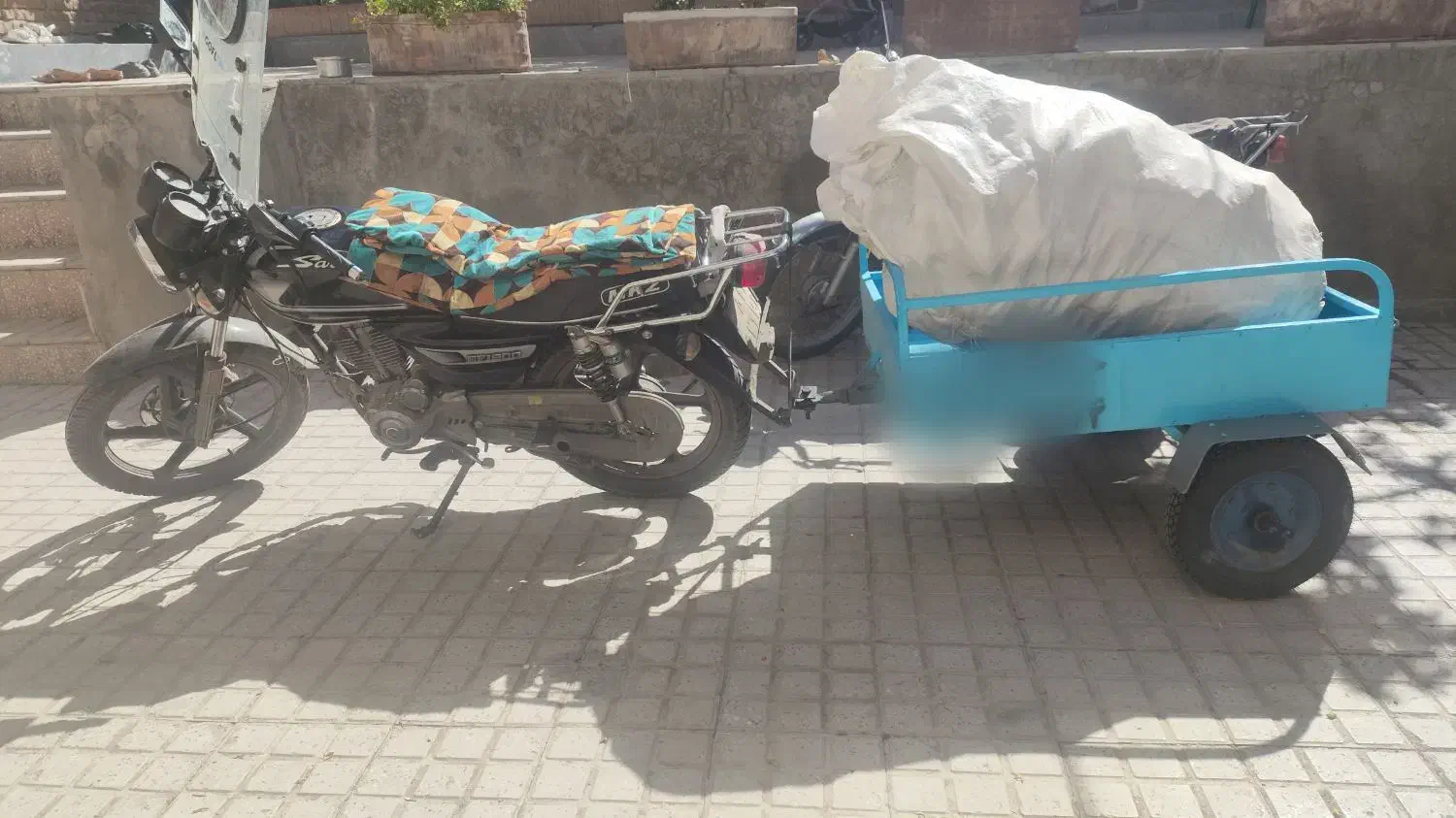 گاری موتور سیکلت|قطعات یدکی و لوازم جانبی|نهاوند, |دیوار