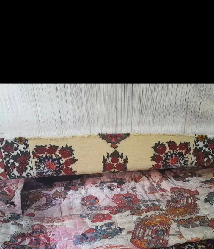 فرش دستباف نیمه بافته|فرش|شهرکرد, |دیوار