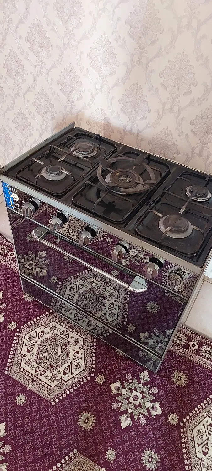 اجاق گاز 5شعله طرح فر|اجاق گاز و لوازم برقی پختوپز|تهران, علایین|دیوار