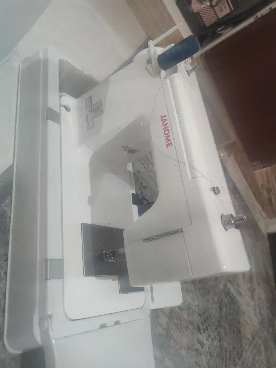 ژانومه393A|چرخ خیاطی و ریسندگی|پرند, فاز ۱|دیوار