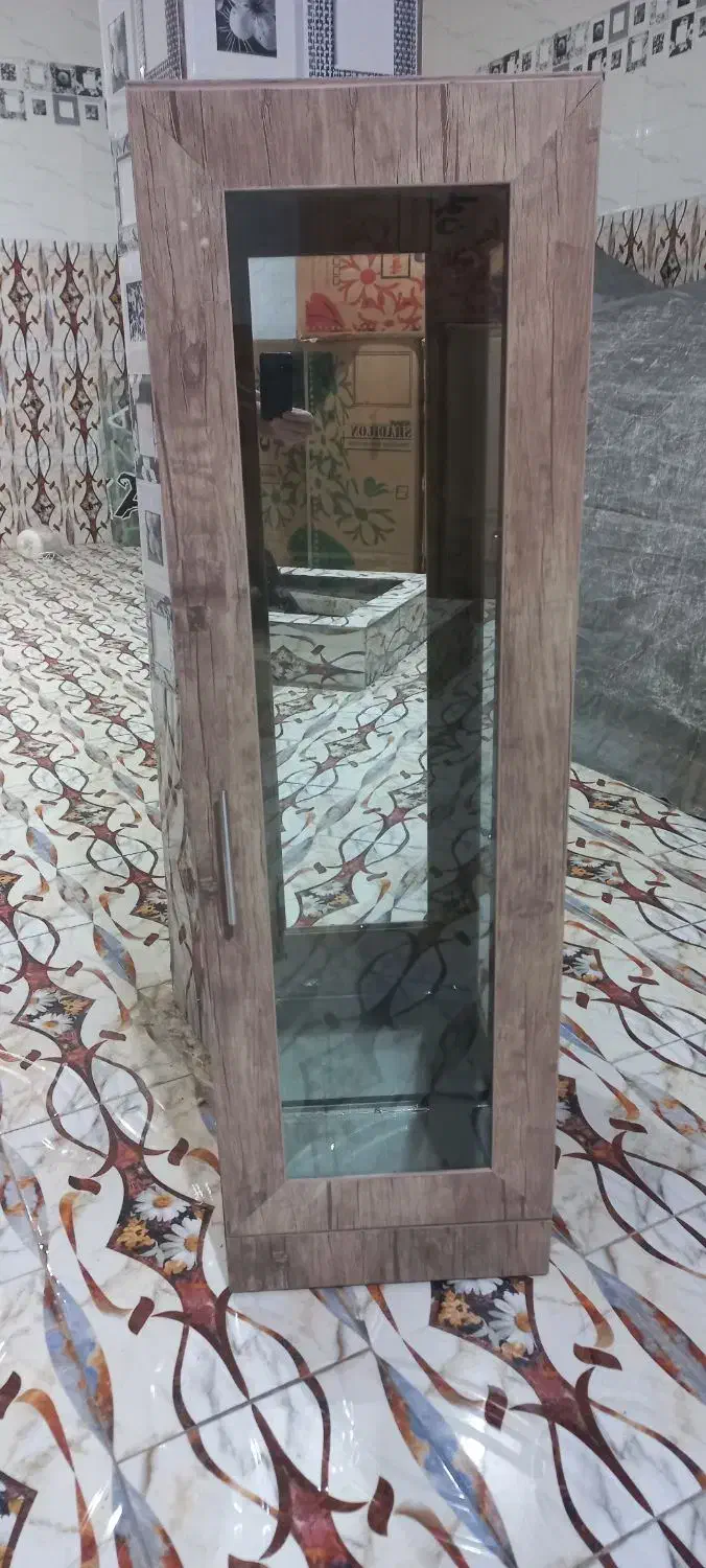 بوفه ام دی ف وچهار طبقه با شیشه|بوفه، ویترین، کنسول|مهاباد (آذربایجان غربی), |دیوار