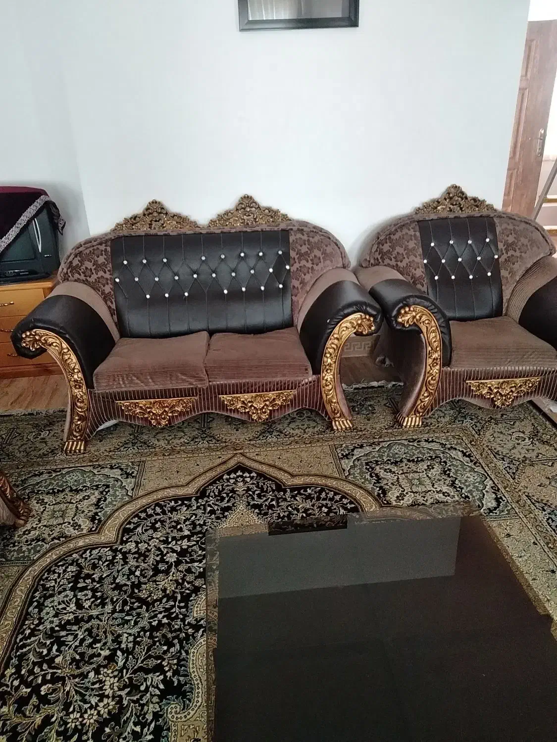 مبل 8 نفره|مبلمان خانگی و میز عسلی|قم, دورشهر|دیوار