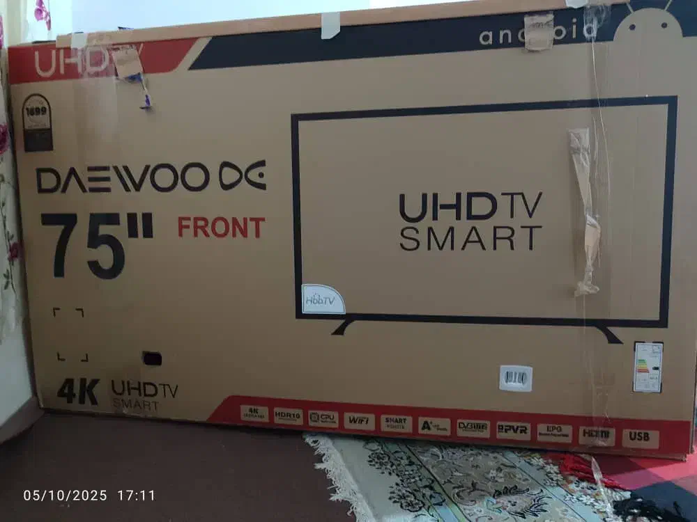 75اینچ دوو|تلویزیون و پروژکتور|سنندج, |دیوار