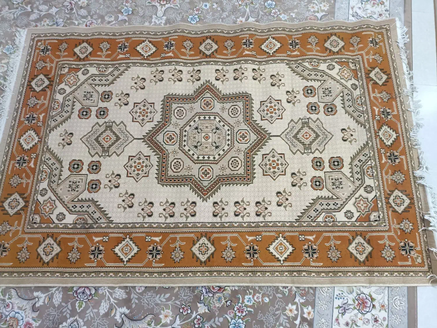 گلیم فرش بدون پرز|گلیم، جاجیم، گبه|خرم‌آباد, |دیوار