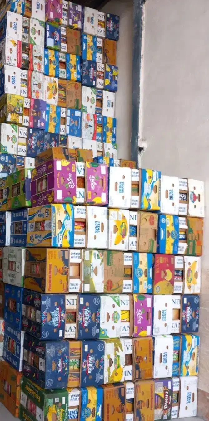 کارتن موزی در حد نو (تمیز و منگنه شده)|عمدهفروشی|ورامین, ورامین|دیوار