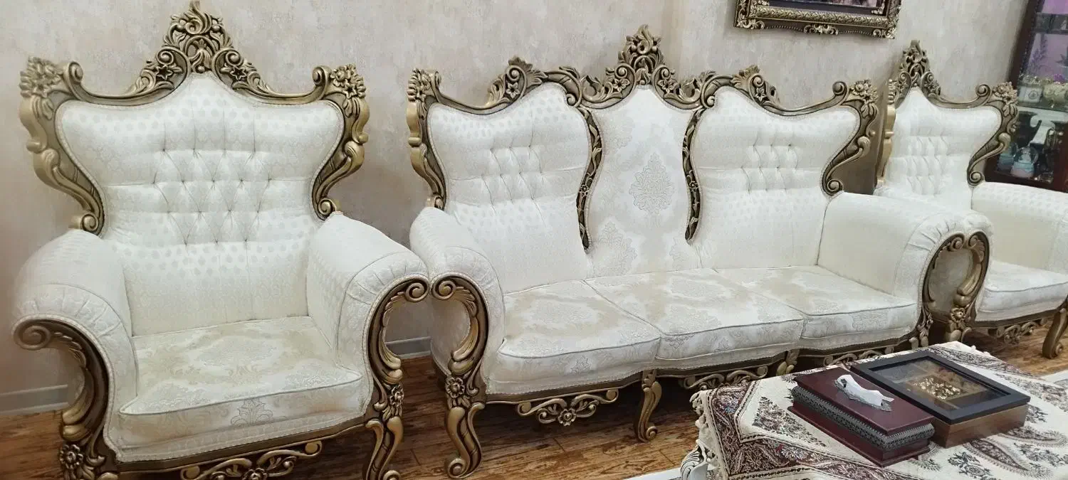 مبل و میز نهار خوری ۸نفره سلطنتی با بهترین متریال|مبلمان خانگی و میز عسلی|اهواز, فاز ۲ پادادشهر|دیوار