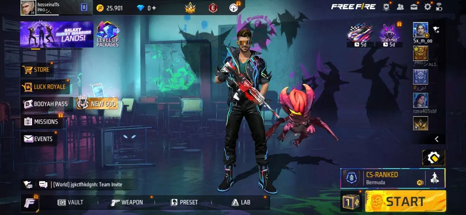 اکانت فری فایر|کنسول، بازی ویدئویی و آنلاین|اهواز, کوی مهدیس|دیوار