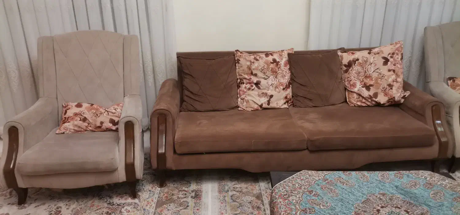 مبلمان هفت نفره|مبلمان خانگی و میز عسلی|تهران, دولاب|دیوار