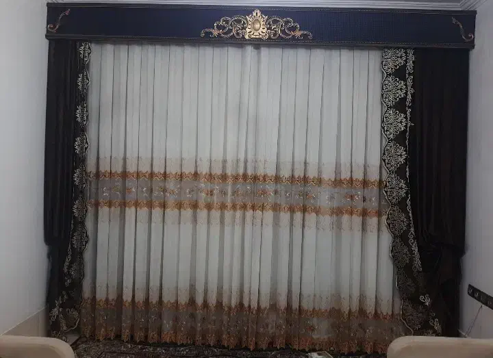 پرده|پرده، رانر، رومیزی|شیراز, شهرک فرزانگان|دیوار