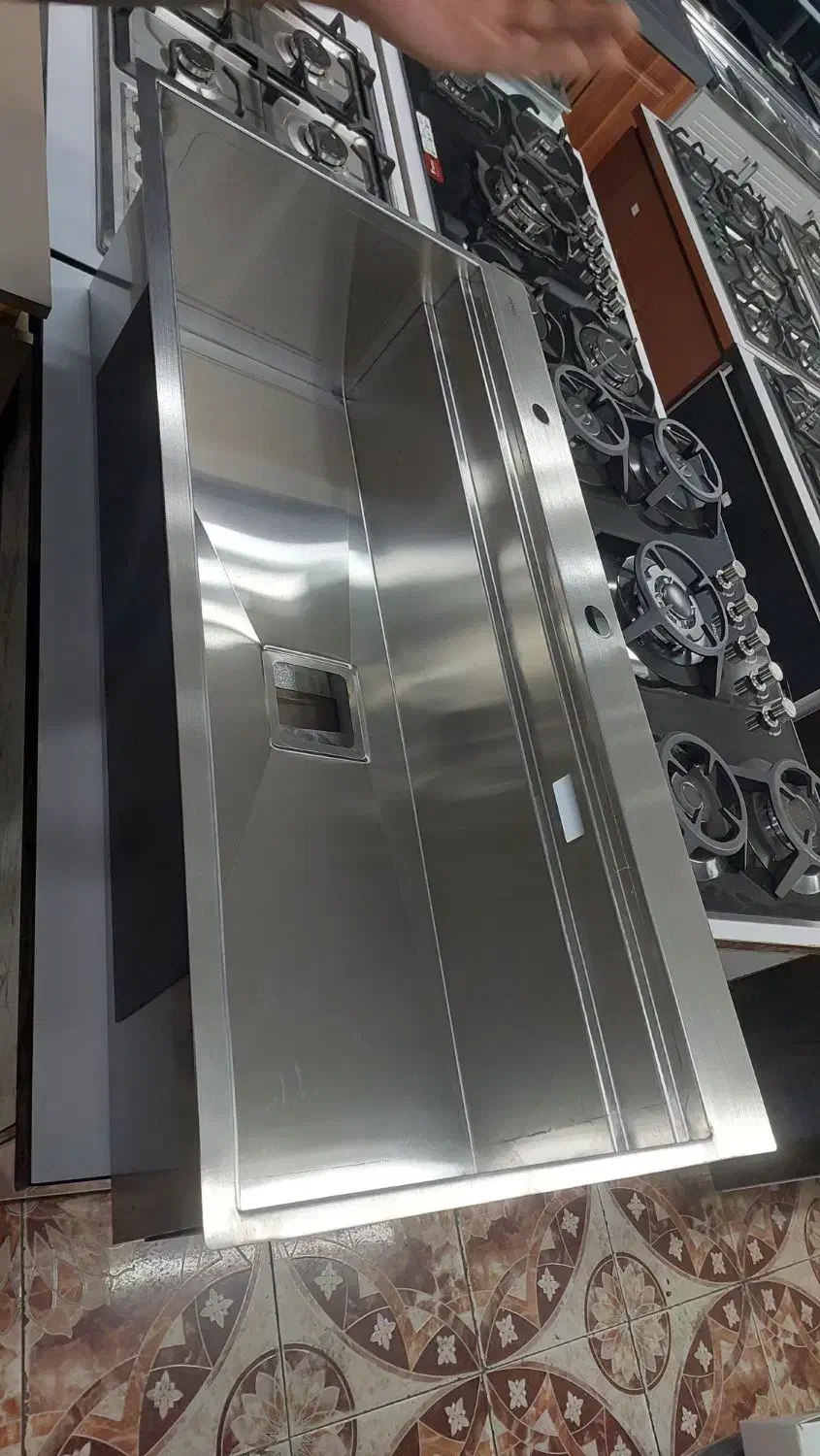 ظرفشویی باکسی ۱ متری استیل خالص(چک|مصالح و تجهیزات ساختمان|ملایر, |دیوار