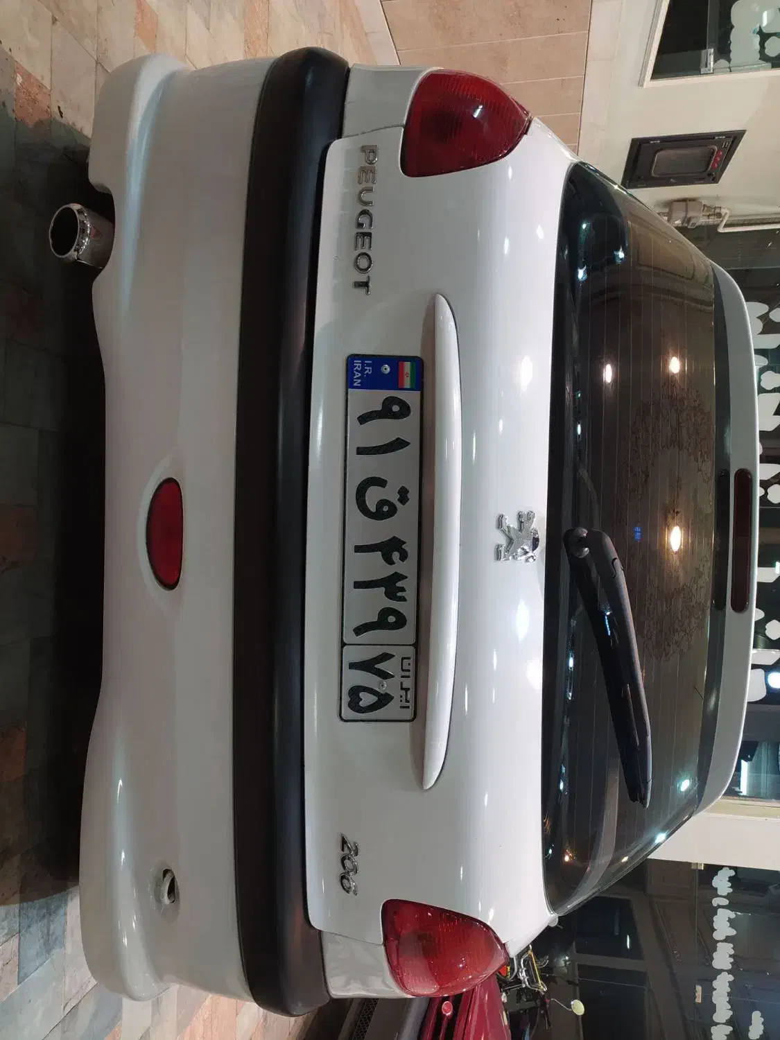 206 تیپ 5 سفید مدل 1393 نقدی و اقساطی|خودرو سواری و وانت|خمینیشهر, |دیوار