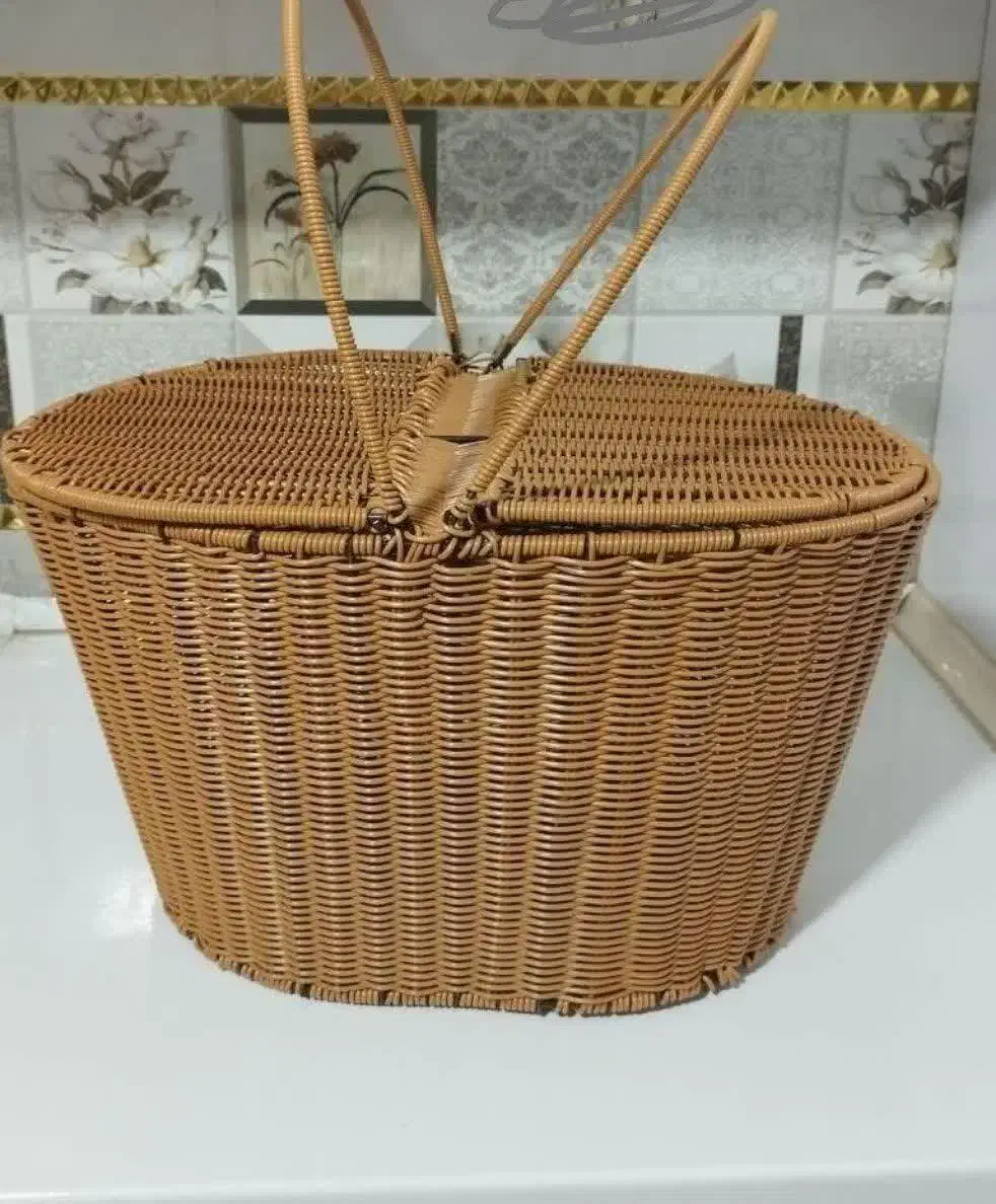 سبد حصیری|صنایع دستی و سایر لوازم تزئینی|مهاجران, |دیوار