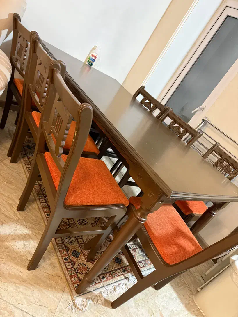 ناهار خوری ۷ نفره|میز و صندلی غذاخوری|تهران, باغ فیض|دیوار