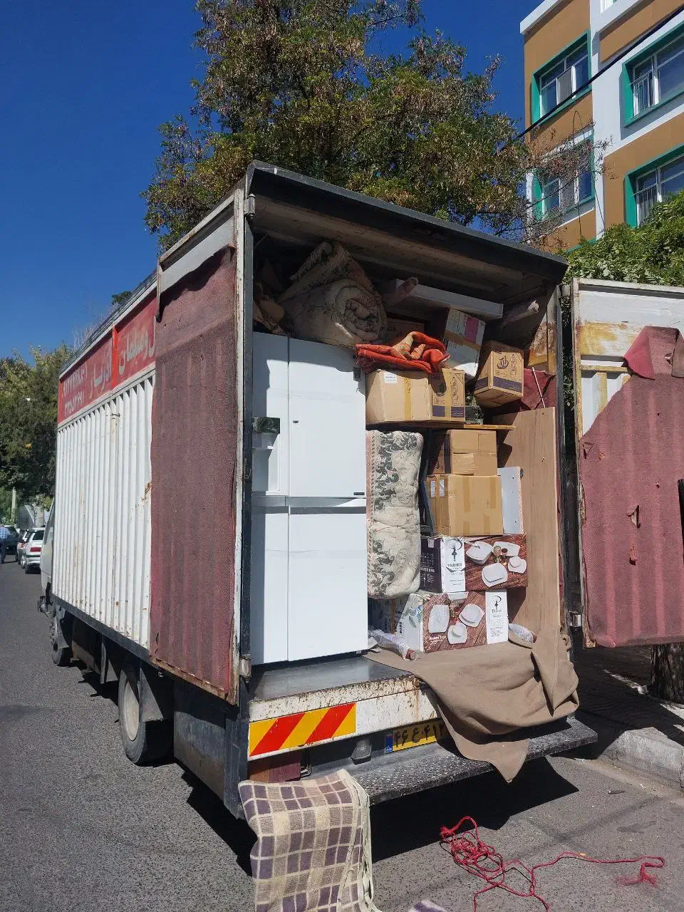 اتوبار و باربری حمل اثاثیه منزل ایسوزه ۶متری|خدمات حمل و نقل|زنجان, |دیوار