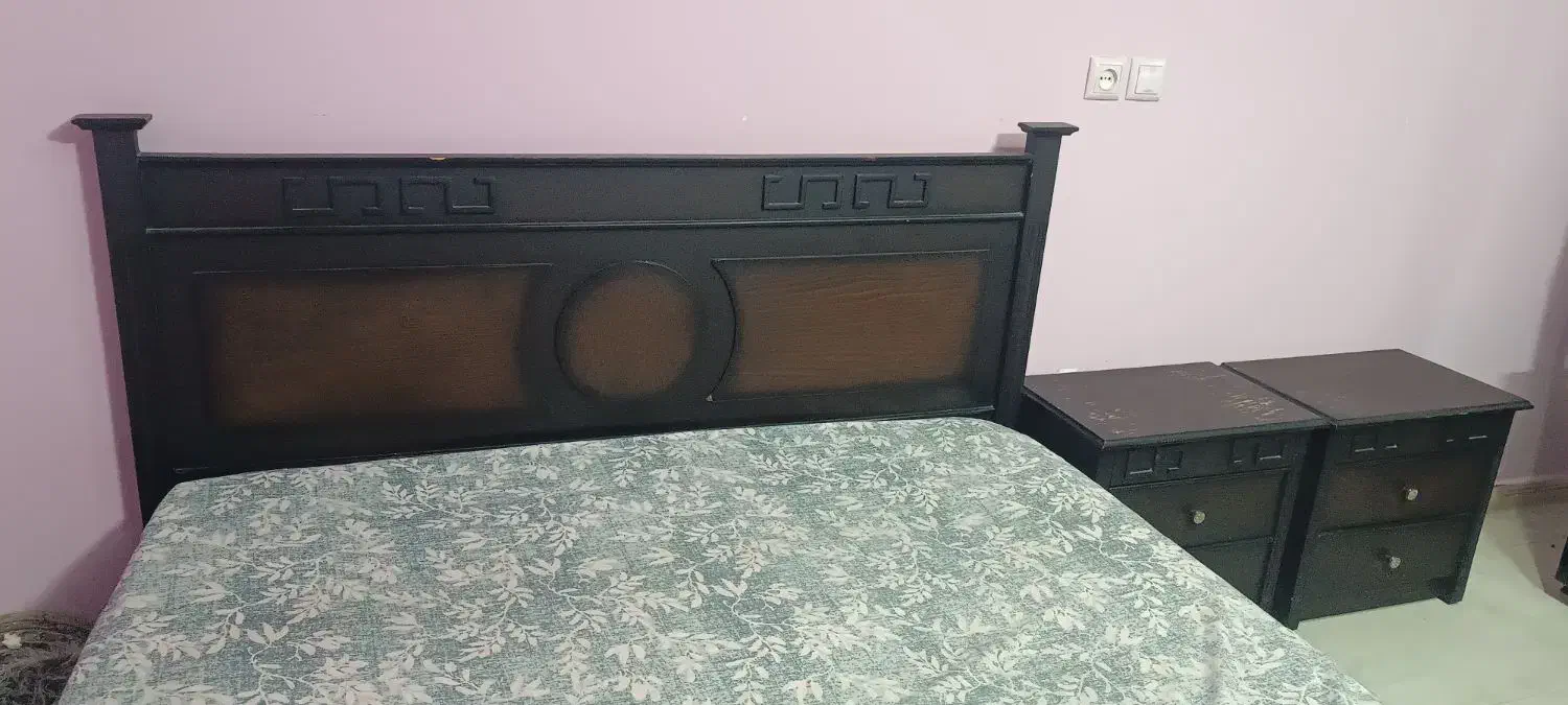 سرویس کامل خواب به همراه تشک فقط ۸میلیون تومان|تخت و سرویس خواب|دهق, |دیوار