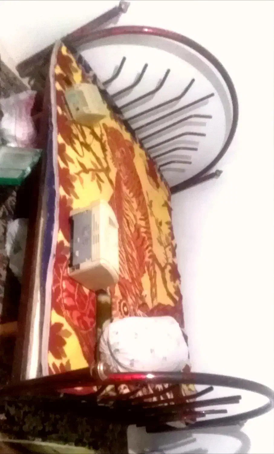 تخت خواب دو نفره فر فورژه با دشک|تخت و سرویس خواب|مشهد, خواجه ربیع|دیوار