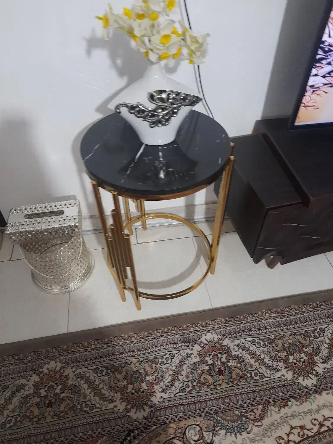 میزوسط با۳تاعسلی بع علت دکورمنزل زیرقیمت|مبلمان خانگی و میز عسلی|ری, امین آباد|دیوار