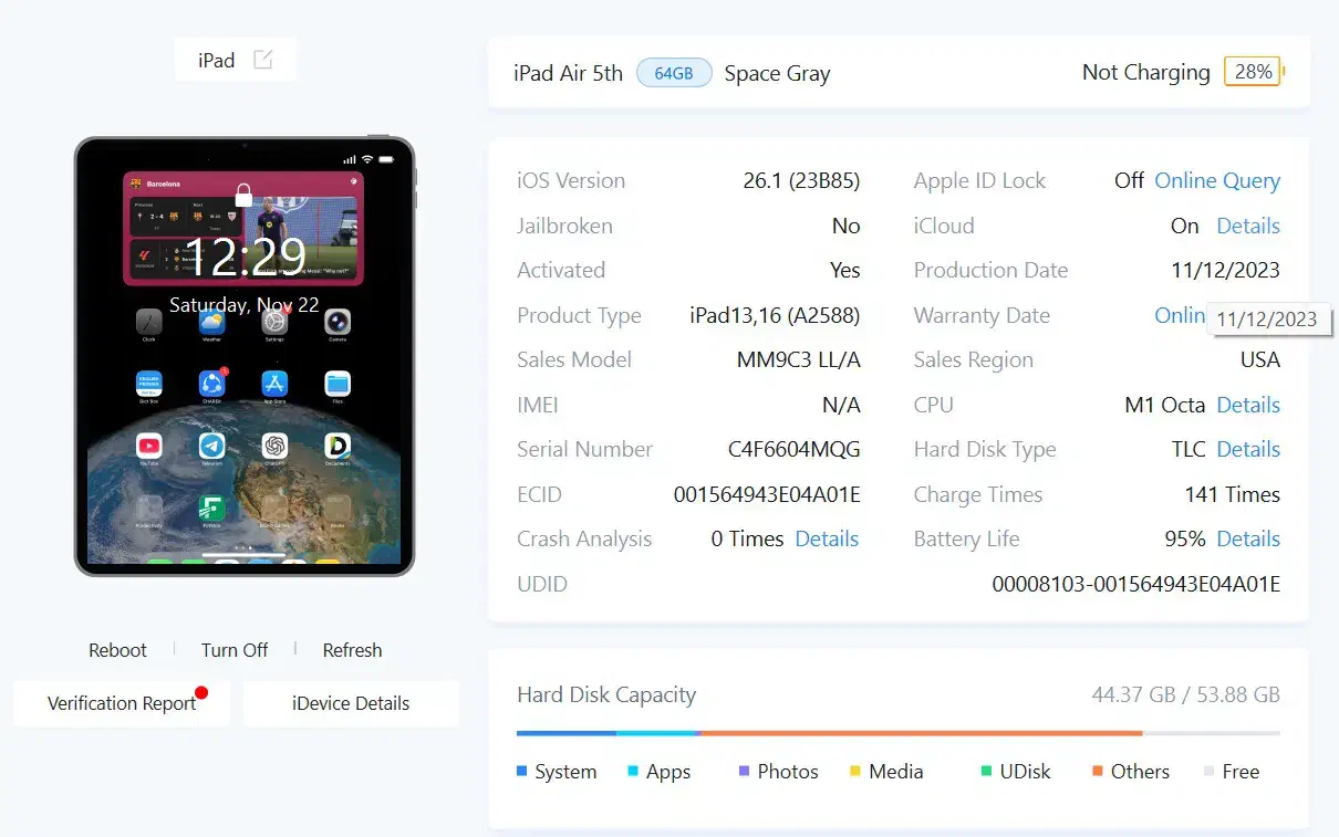 ایپد ایر ۵ وای فای ۲۰۲۲ ipad air wifi 64|تبلت|بوشهر, |دیوار