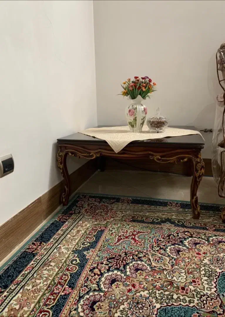 مبل استیل همراه با میز و عسلی|مبلمان خانگی و میز عسلی|خمین, |دیوار