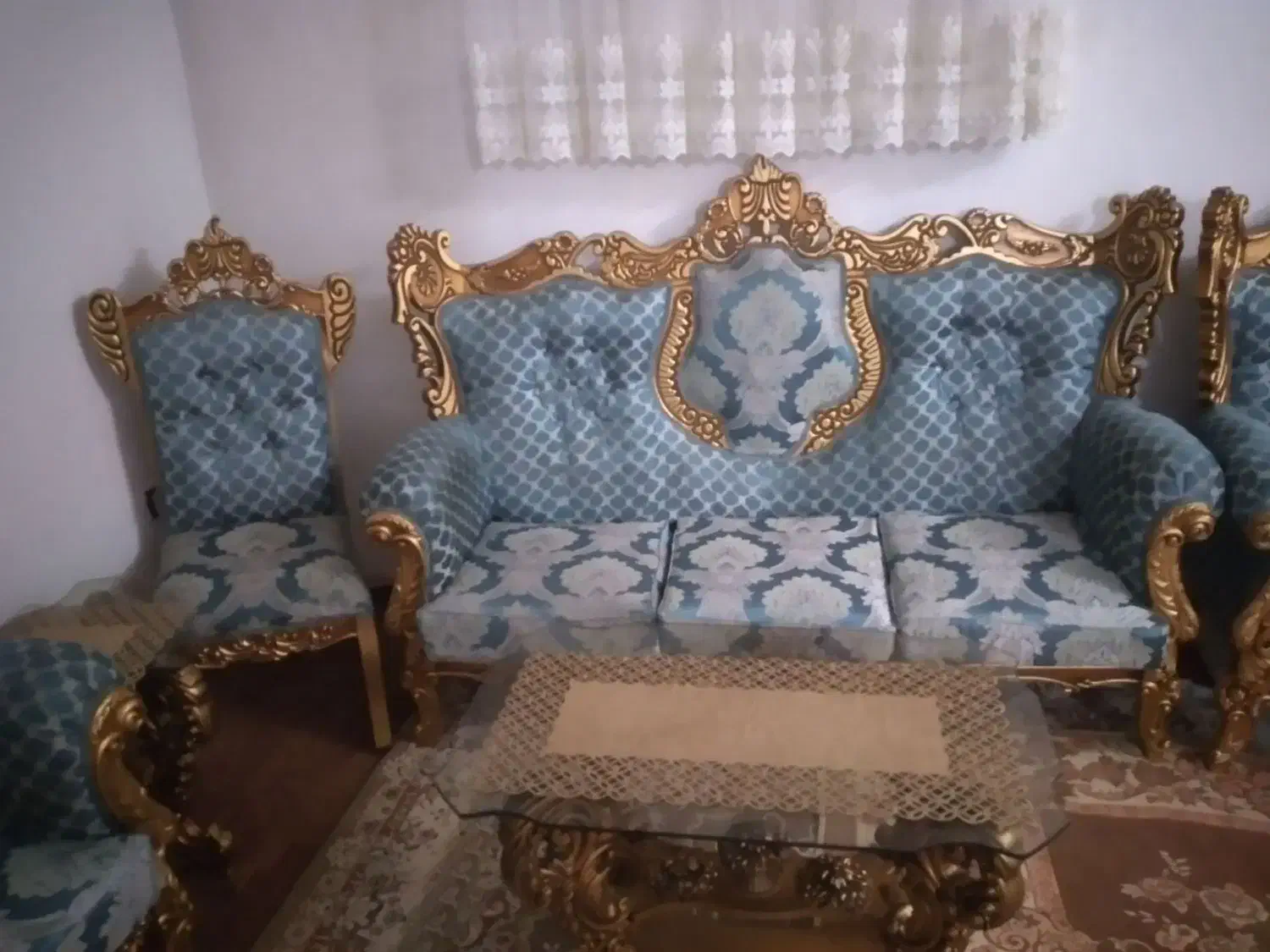 مبل سلطنتی|مبلمان خانگی و میز عسلی|تاکستان, |دیوار