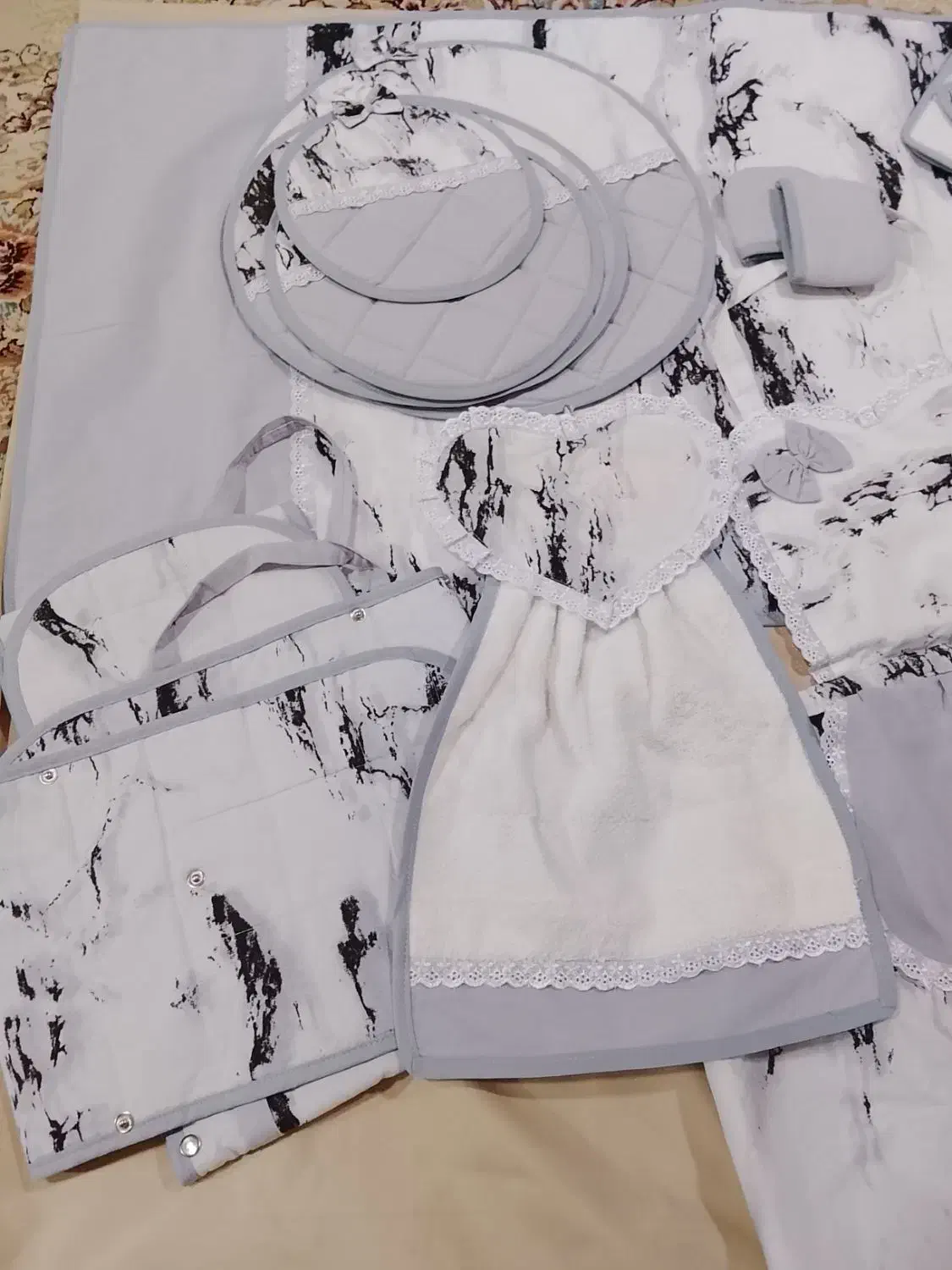 سرویس پارچه ای آشپزخانه|سفره، حوله، دستمال آشپزخانه|یزد, |دیوار