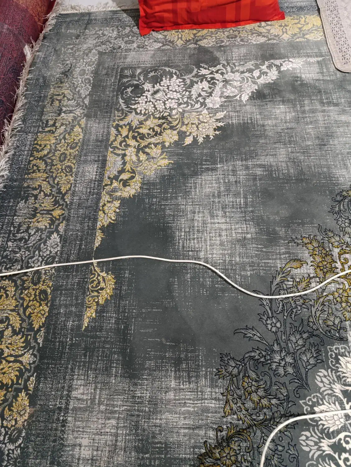 فرش ماشینی|فرش|نیشابور, گنبد سبز|دیوار