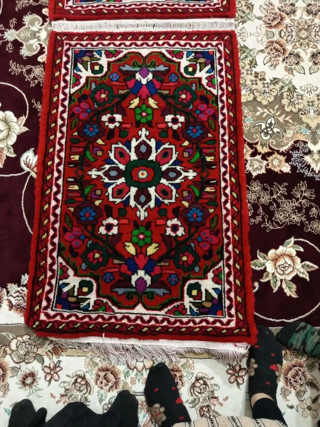 قالی دست بافت|فرش|ملایر, |دیوار