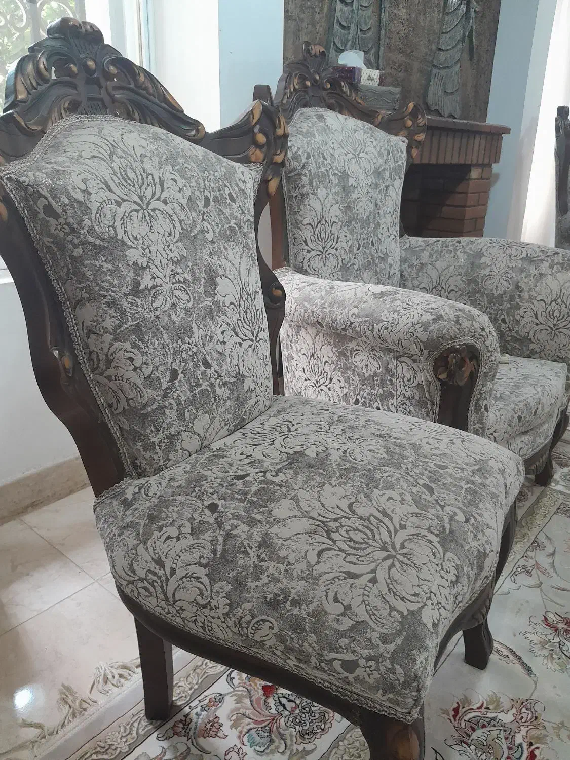 مبل ۹ نفر ه|مبلمان خانگی و میز عسلی|رویان, |دیوار