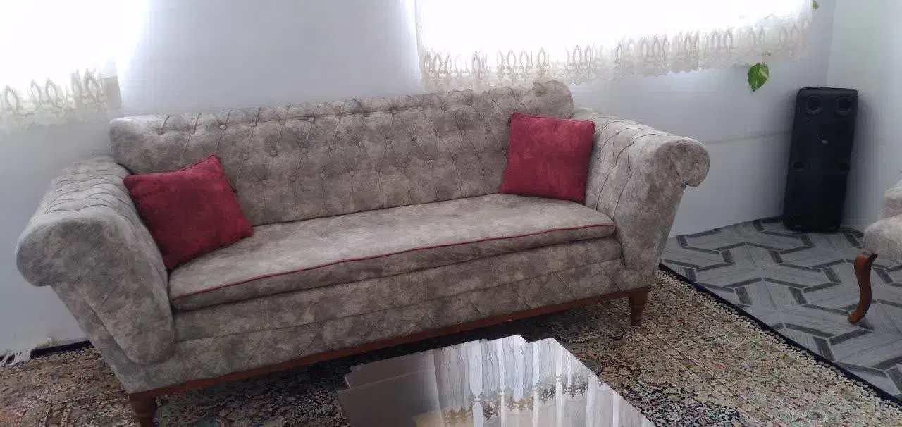 یک دست مبل 8نفره تمیز سالم بدون شکستگی نهبندان|مبلمان خانگی و میز عسلی|نهبندان, |دیوار