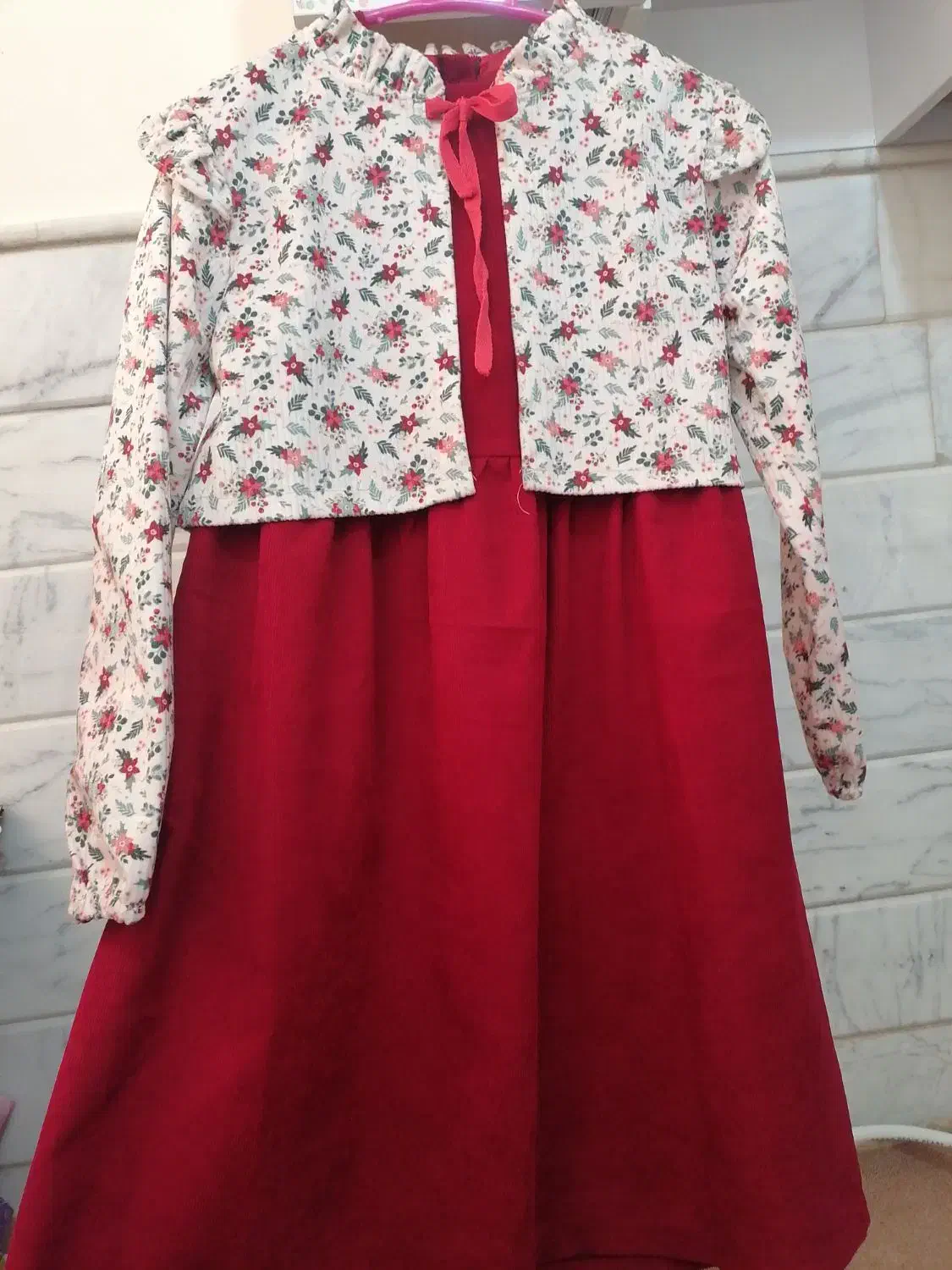 کت سارافون دخترانه مناسب یلدا|کفش و لباس بچه|قم, نیروگاه|دیوار