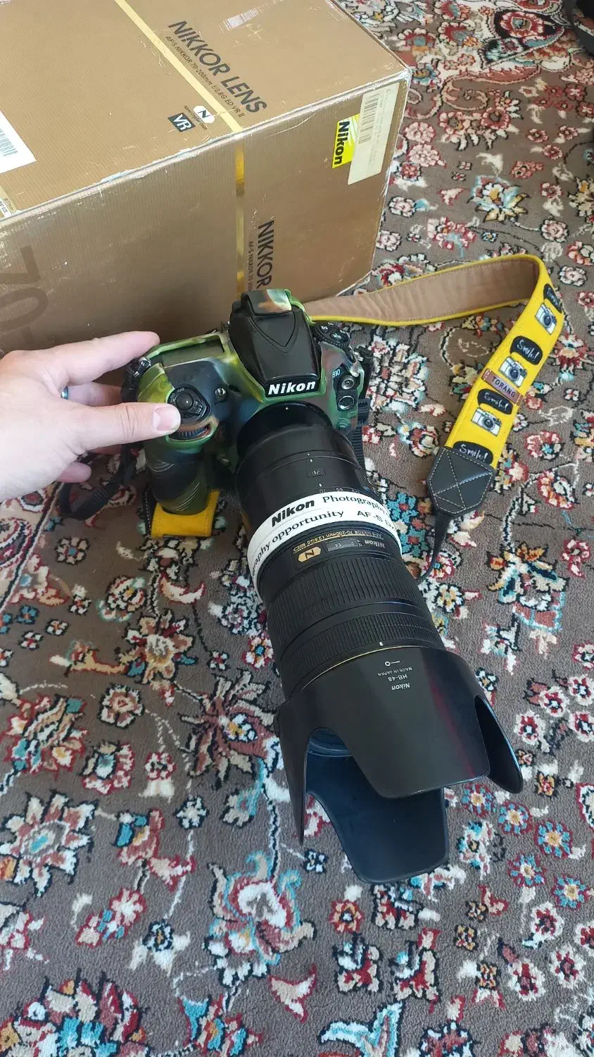 لنز نیکون Nikon 200-70 اف 2.8 VR ii تمیز|دوربین عکاسی و فیلم‌برداری|تهران, توحید|دیوار