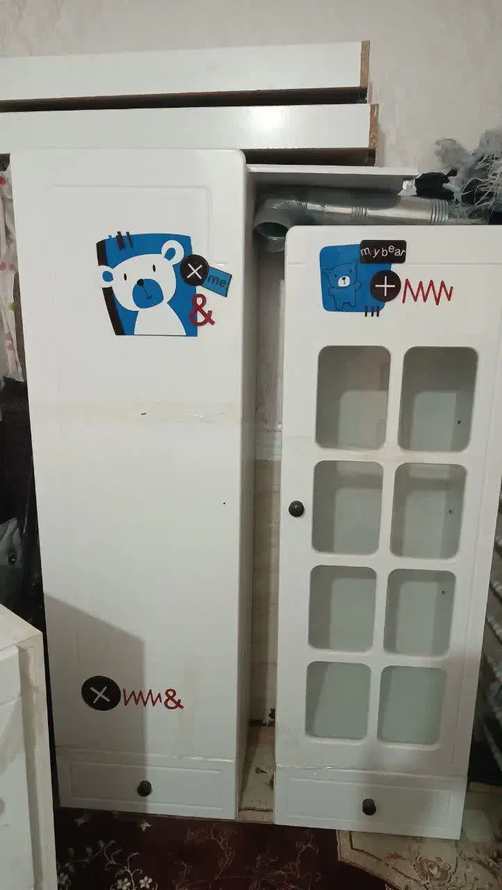 سرویس خواب کودک تا نوجوان شرکتی|تخت و سرویس خواب|دوگنبدان, |دیوار