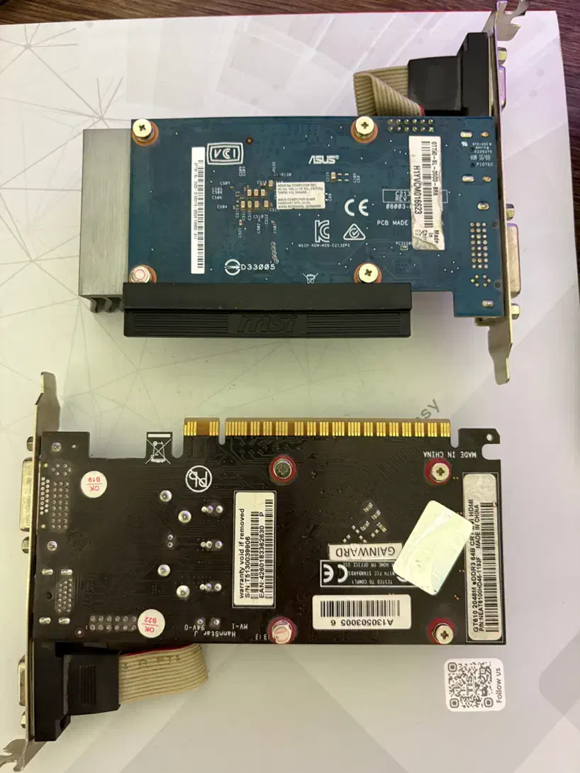 دو عدد کارت گرافیک ۲ گیگ|قطعات و لوازم جانبی رایانه|قم, بکایی|دیوار