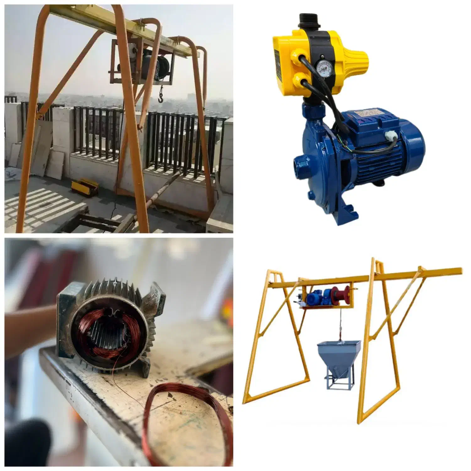 تعمیر و سیم پیچی انواع بالابر و پمپ اب|خدمات پیشه و مهارت|کرمانشاه, |دیوار