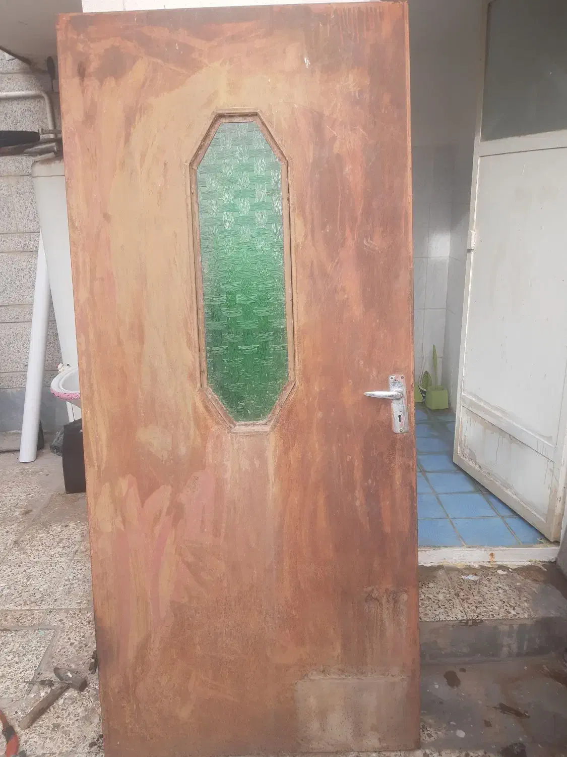 درب اتاق طرح چوب|مصالح و تجهیزات ساختمان|لالی, |دیوار