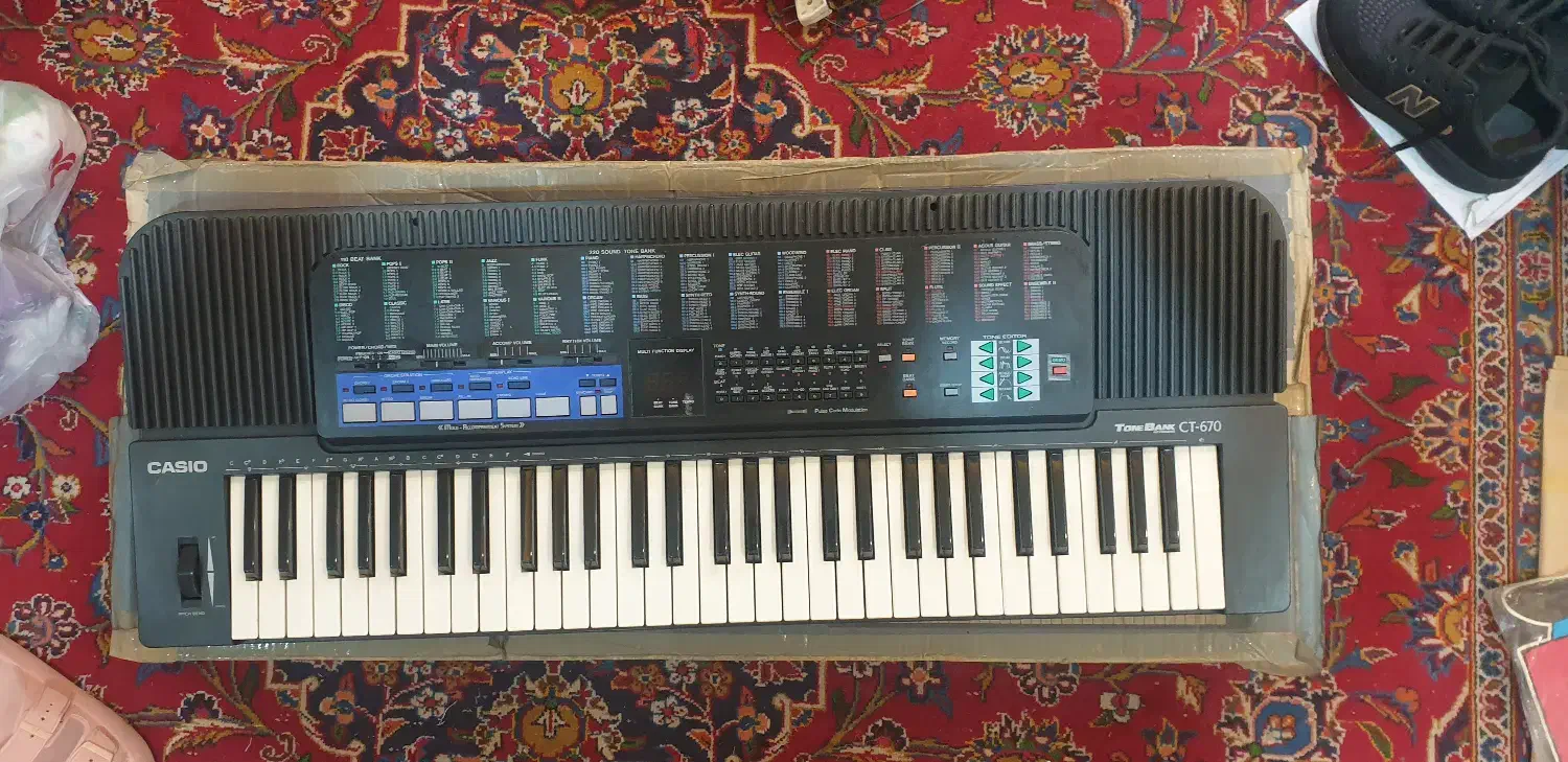 ارگ کیبورد casio ct670|پیانو، کیبورد، آکاردئون|تهران, نیروی دریایی|دیوار