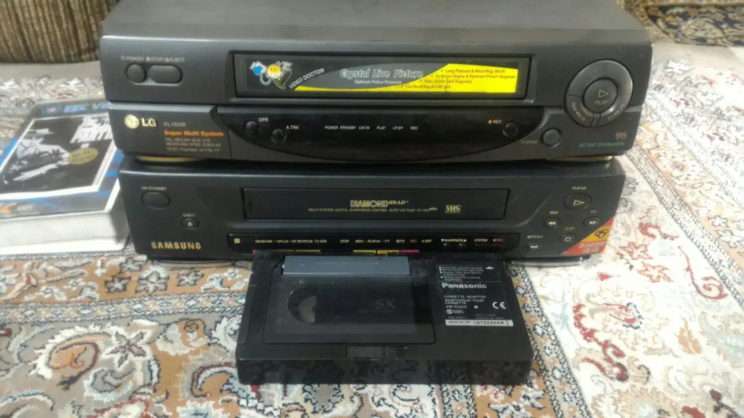 دوعدد ویدیو الجی وسامسونگ|پخشکننده DVD و ویدیو|ری, سیزده آبان|دیوار