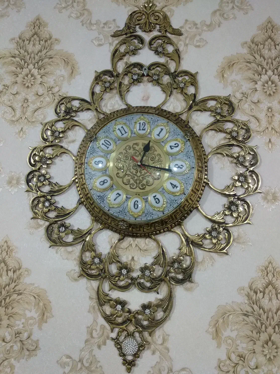 ساعت دیواری نو برنز برنزی|ساعت دیواری و تزئینی|تبریز, |دیوار