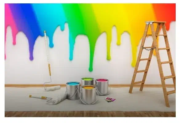 نقاشی کاغذدیواری آینه کاری و گچبری|خدمات پیشه و مهارت|رضویه, |دیوار