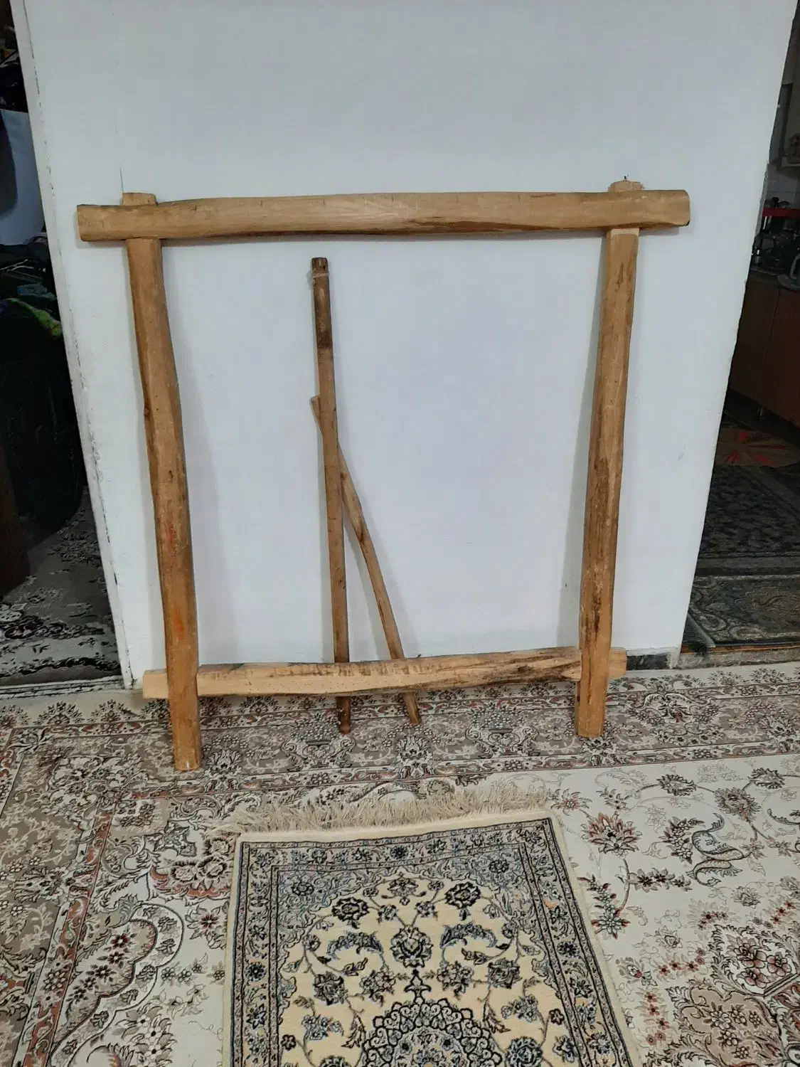 قالی ۶لا نائینی ترنج دست بافت و دار قالی|فرش|اصفهان, عمان سامانی|دیوار