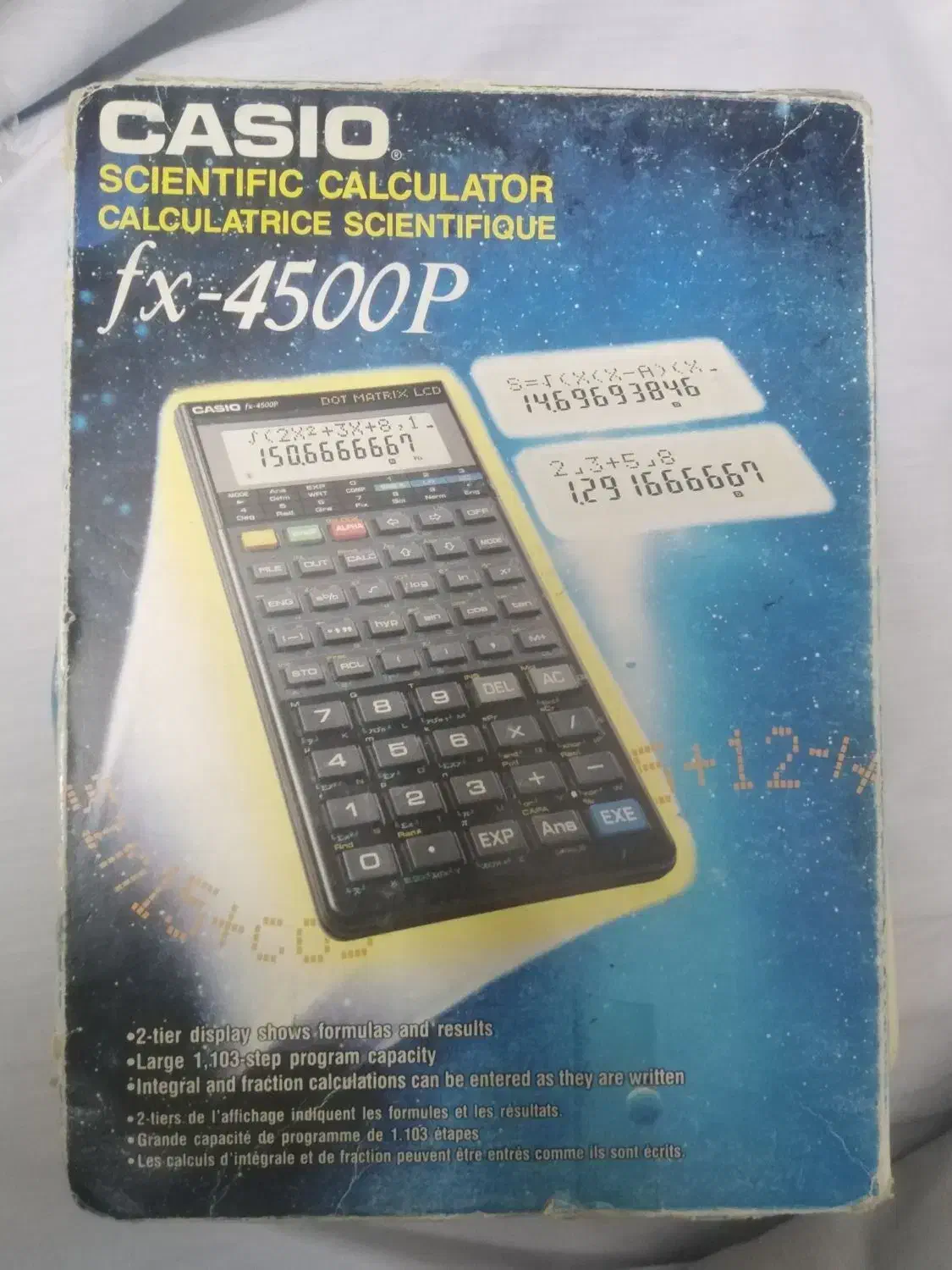 ماشین حساب کاسیو مهندسی fx 4500p اصلی|لوازم التحریر|مشهد, دانشجو|دیوار