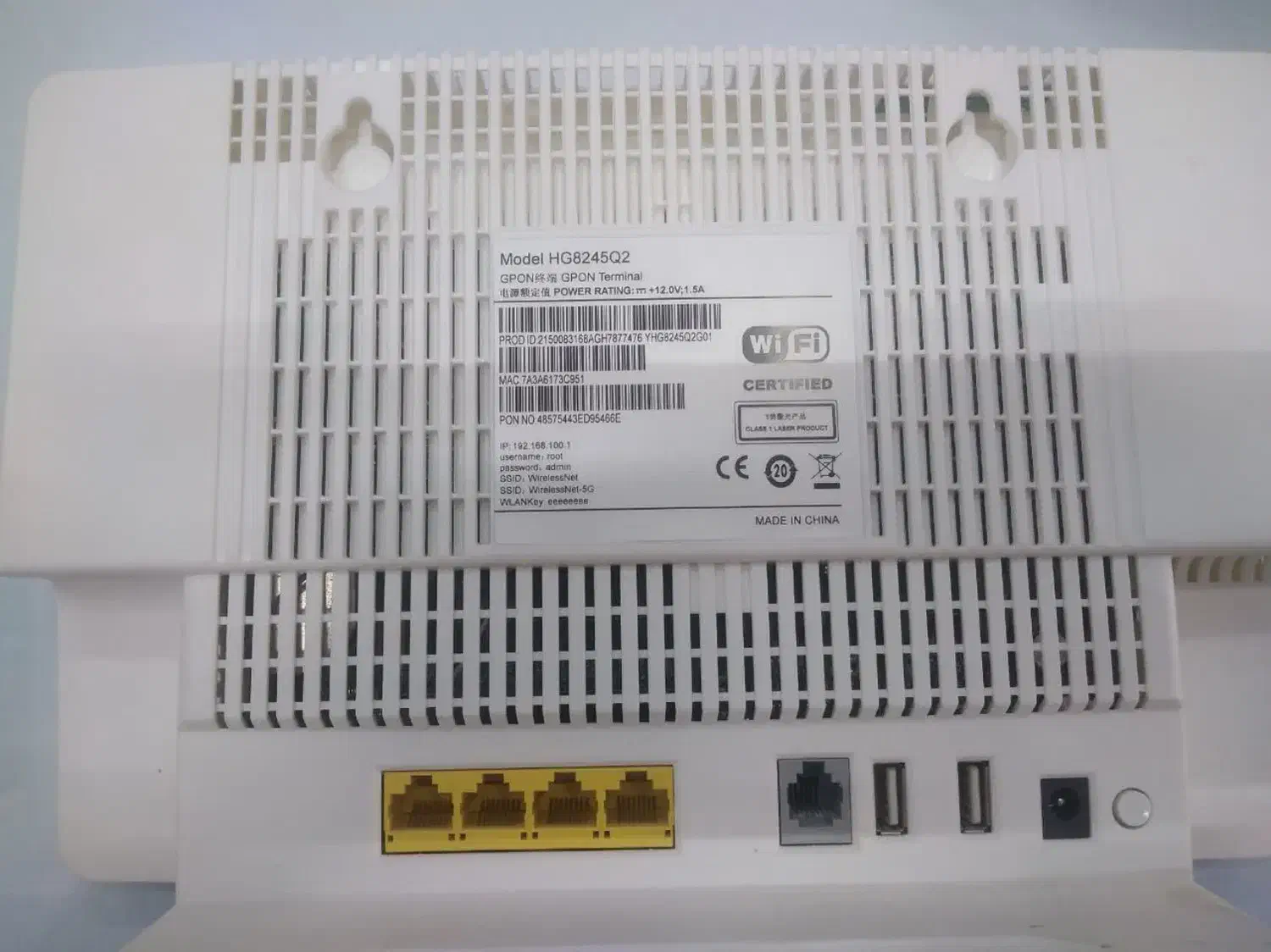 مودم فیبر نوری هواوی|مودم و تجهیزات شبکه|بیرجند, |دیوار