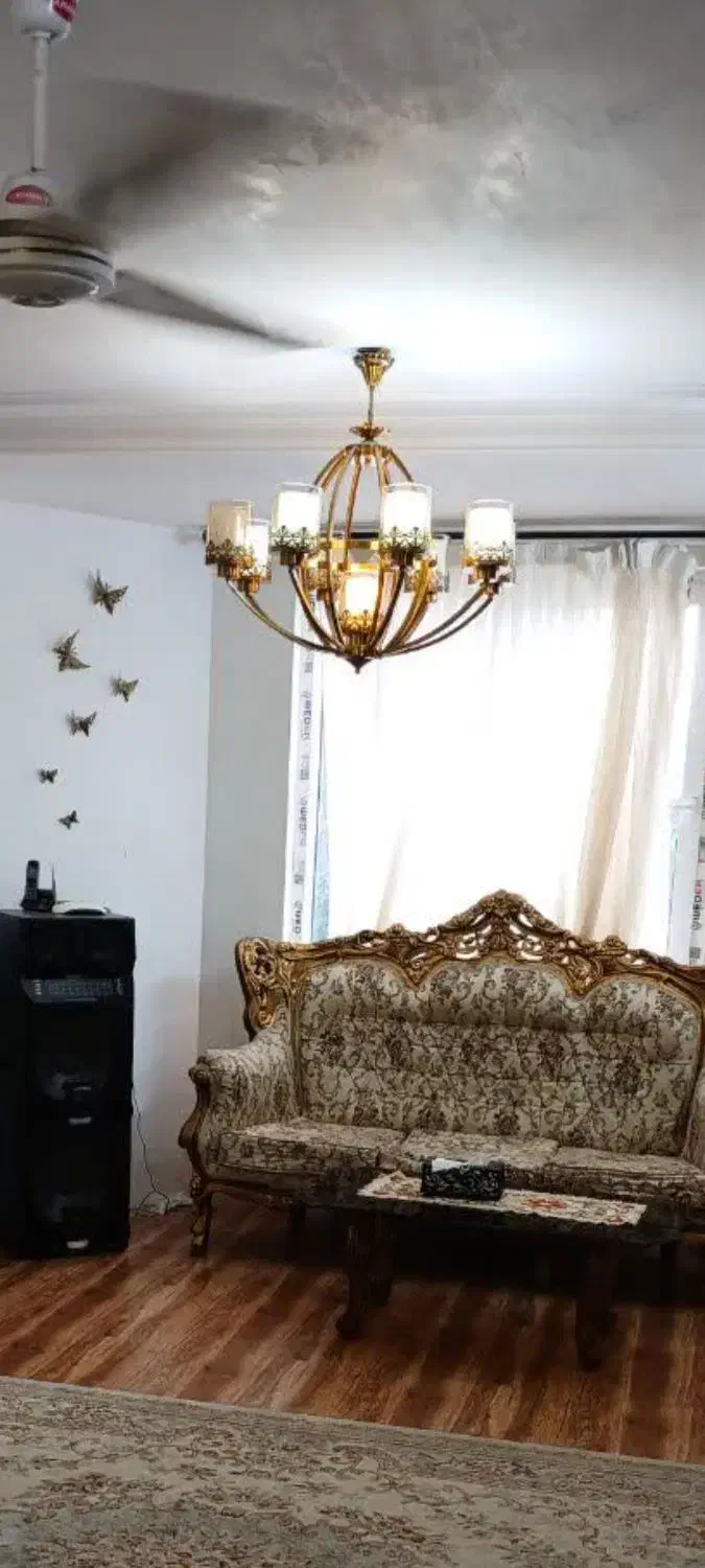 لوستر 9شاخه وارداتی|لوستر و چراغ آویز|علیآباد کتول, |دیوار