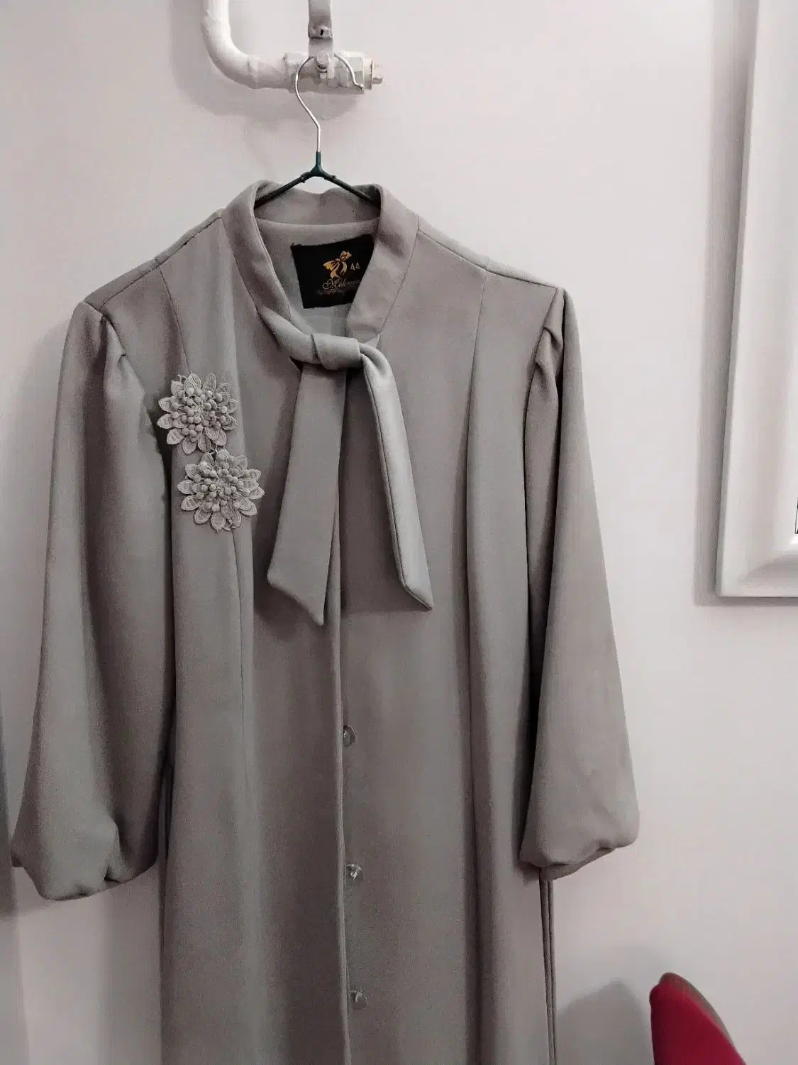 پالتو مجلسی جنس سوییت رنگ طوسی سایز ۴۴|لباس|همدان, |دیوار