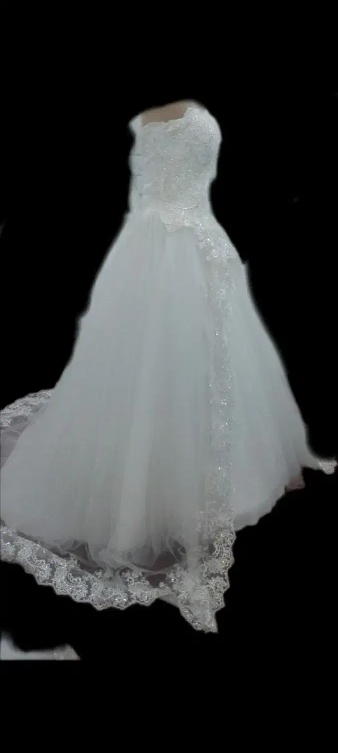 لباس عروس دنباله دار|لباس|بم, |دیوار