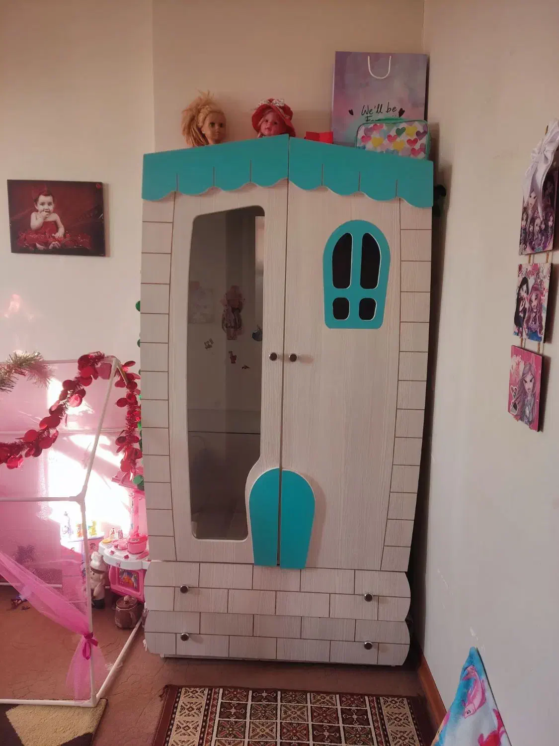 سرویس خواب کودک عالی|تخت و سرویس خواب|شاهین‌شهر, شهرک گلدیس|دیوار