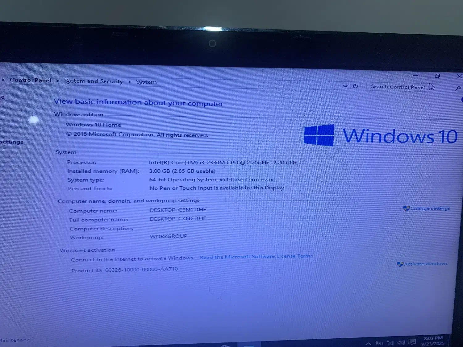 لپ تاپ ایسر acer core i3|رایانه همراه|تهران, سبلان (لشگر)|دیوار