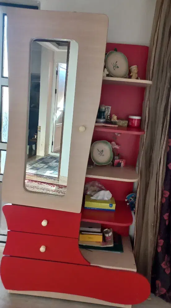 سرویس خواب نوجوان|تخت و سرویس خواب|گلوگاه, |دیوار