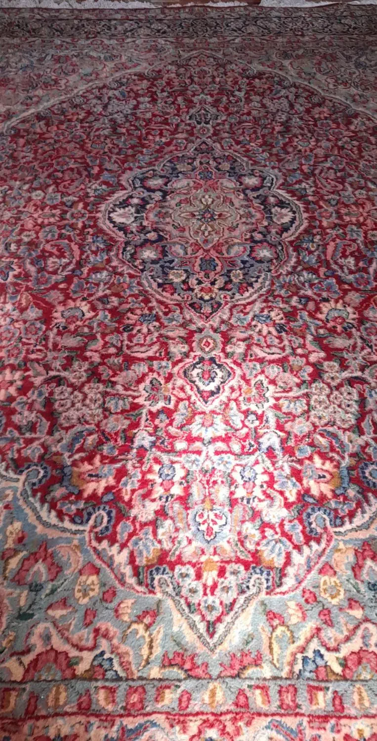 یک عدد قالی دستبافت کرمانی|فرش|جیرفت, |دیوار